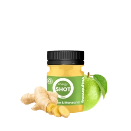 energy shot de jengibre y manzana