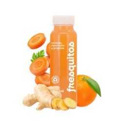zumo de naranja, zanahoria y jengibre 