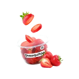 fresas cortadas